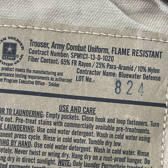 ARMY COMBAT⭐️  uniform regular insect repellent pants - Picture 11 of 11